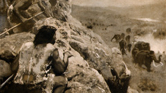 Mammoth Zdenek Burian caveman