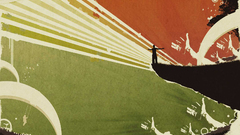 Man silhouette cliff