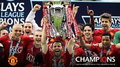 Manchester United cups 2008 soccer Football legend alex 