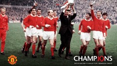 Manchester United cups soccer 1967 Football legend alex 