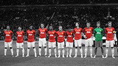 Manchester United Jonny Evans Paul Scholes Michael Carrick 