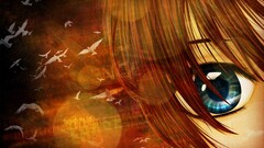 Manga Anime dove eyes anime girls blue eyes 2009 (Year) Birds