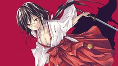 Manga anime girls miko meganekko Blood Plus