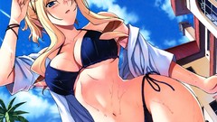 Manga blondes bare shoulders pandora bikini Freezing (manhwa) 