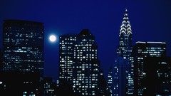 Manhattan new york city chrysler building skylines
