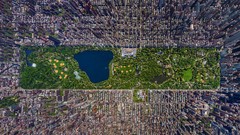 Manhattan North America Central Park new york city aerial view