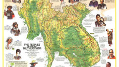 Maps Asia infographics