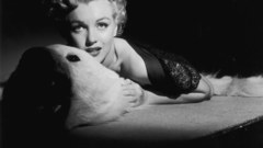 Marilyn Monroe grayscale monochrome