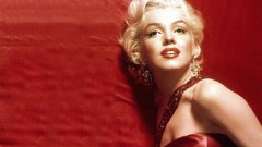 Marilyn Monroe red dress Actress blondes Milton H. Greene Norma 