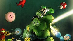 Mario comics madness link superheroes super smash bros video 