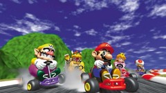 Mario kart racing game