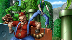 Mario mario bros Luigi