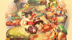 Mario Pikachu Princess mushrooms