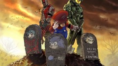 Mario Sonic god of war kratos halo video games mega man master 