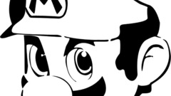 Mario stencil