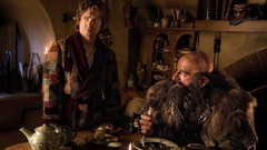 Martin freeman The Hobbit Bilbo Baggins Bag End Dwalin