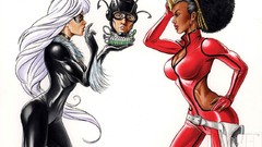 Marvel comics Black Cat (Comics) comics girls Misty Knight