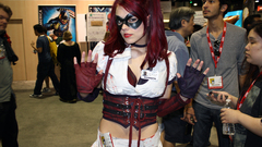 Masks harley quinn cosplay Comic-Con Rachel Lara
