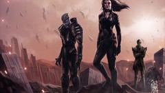 Mass effect 2 fan art mass effect garrus vakarian thane krios 