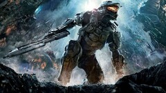master chief halo Halo 4 suits space suit video games low-angle