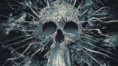 Matei Apostolescu abstract skulls