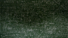 Mathematics chalkboards equation