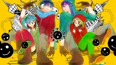 Matryoshka anime girls hatsune miku vocaloid smiley face kamui 