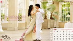 May Calendar shahrukh khan katrina kaif Jab Tak Hai Jaan