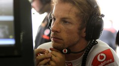 McLaren faces formula one Jenson Button
