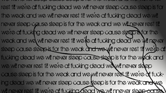 Me The horizon sleeping