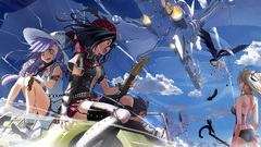 Mecha guitars anime girls