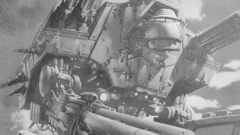 Mecha science fiction artwork