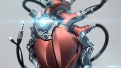 Mechanism Hearts mechanical electronics cgi futuristic