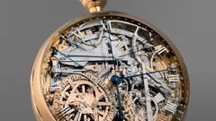 Mechanism mechanical watches grey background clockwork