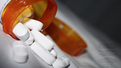 Medicine bottles pills