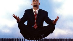 Meditation Zen Business lotus position yoga legs crossed