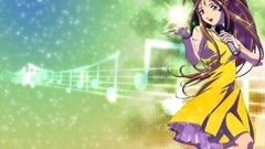 Megami singing song Anime