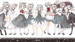 Meganekko touhou maids cirno