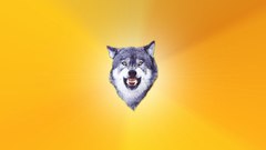 Meme Courage Wolf