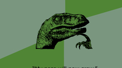 Meme philosoraptor