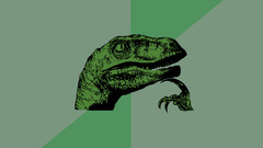 Meme philosoraptor