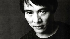 Men Actors faces Chinese jet li grayscale