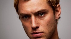 Men Actors Jude Law faces blondes blue eyes portraits