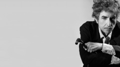 Men bob dylan grayscale