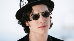 Men Cards hats Actors sunglasses ezra miller