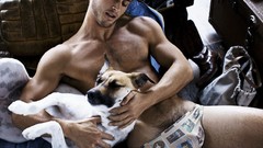 Men Dogs underwear male models Max Emerson