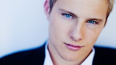 Men faces blue eyes male models Alexander Ludwig