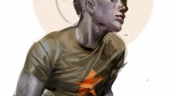 Men fashion artwork sakimichan