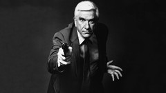 Men Guns Actors monochrome revolvers leslie nielsen