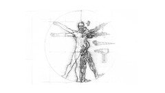 Men Leonardo da Vinci Vitruvian Man